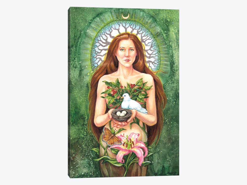 Earth Mother by Jane Starr Weils 1-piece Canvas Art Print