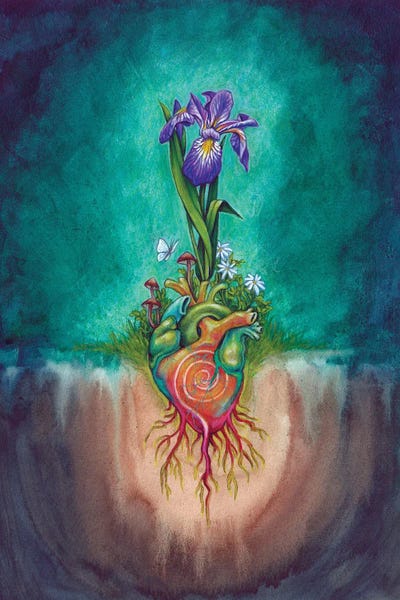 Irises: Iris - Let Hope Take Root In Your Heart by Jane Starr Weils