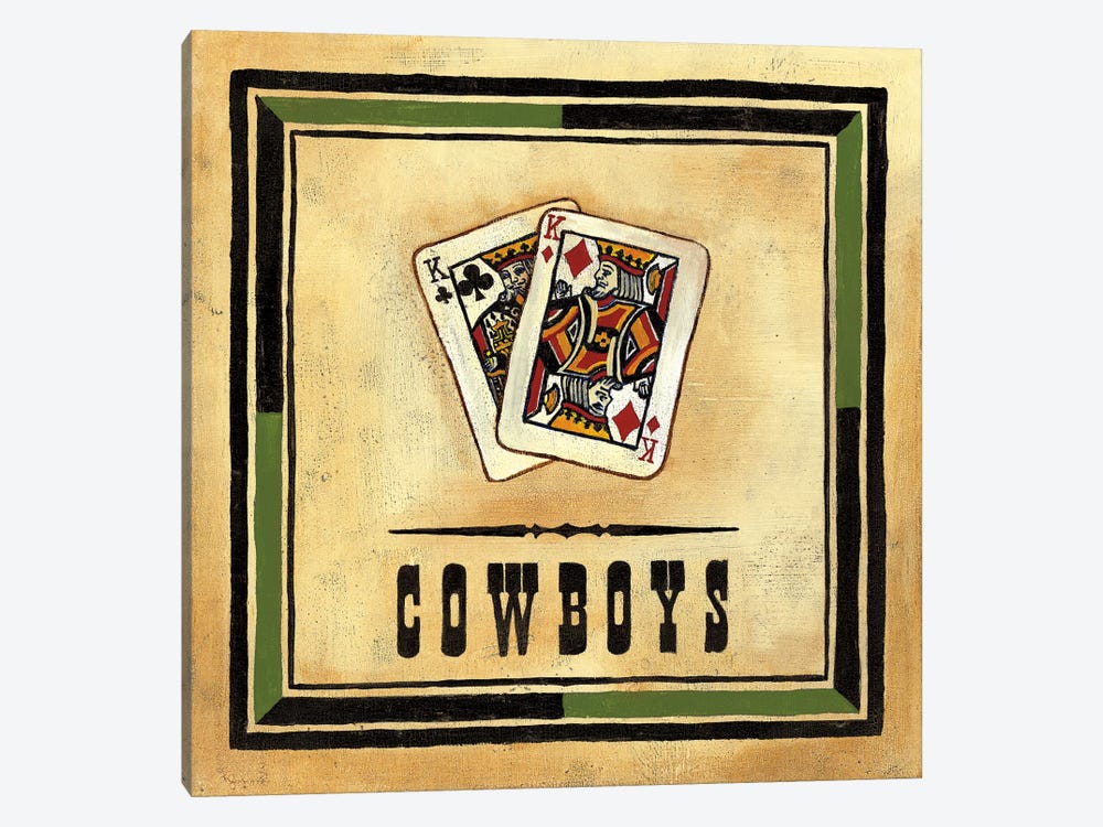Cowboys by Jocelyne Anderson 1-piece Canvas Print