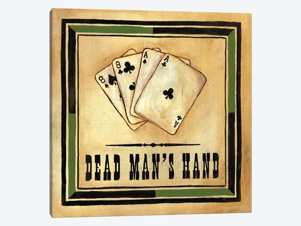 Dead Man's Hand by Jocelyne Anderson 1-piece Canvas Artwork