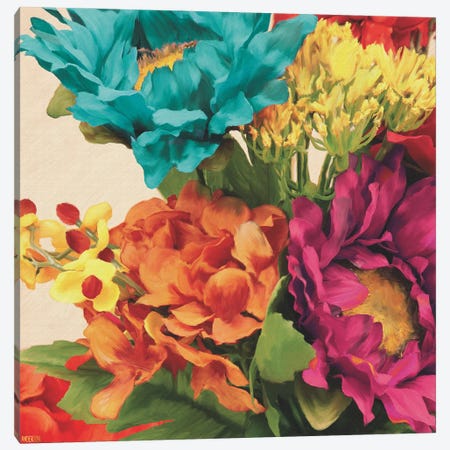 Pop Art Flowers I Canvas Print #JOA4} by Jocelyne Anderson Canvas Art