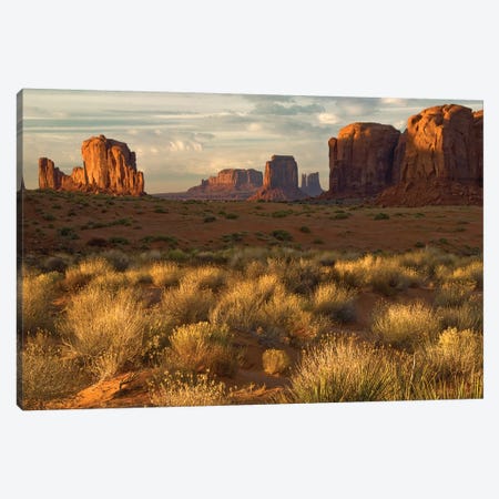 Sunrise, Monument Valley, Navajo Nation, USA Canvas Print #JOB3} by Jay O'Brien Canvas Wall Art