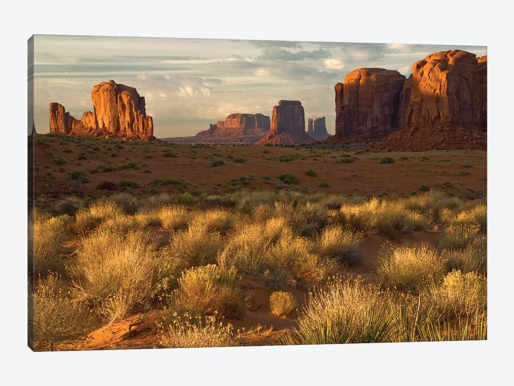 Sunrise, Monument Valley, Navajo Nation, USA by Jay O'Brien 1-piece Canvas Art Print