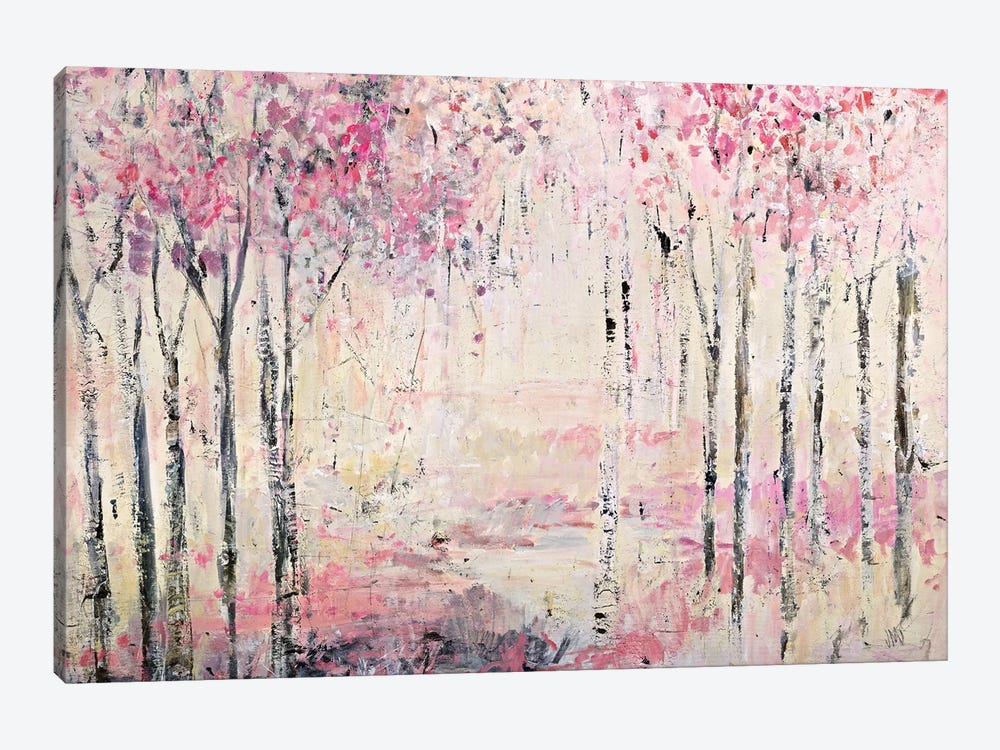 Pink Park by Jodi Maas 1-piece Art Print