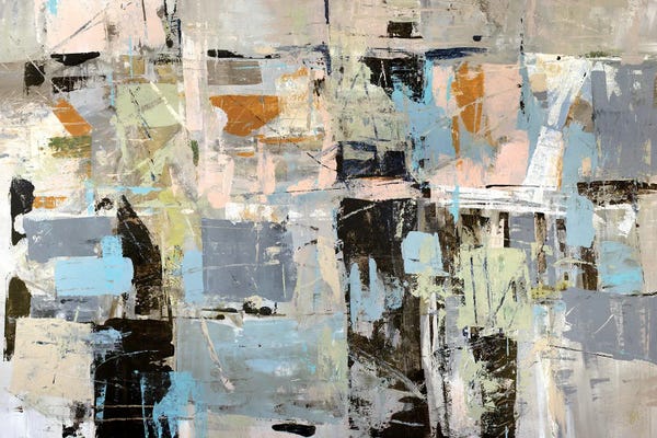 Large Modern Art - Canvas Prints: Mid Mod Oasis by Jodi Maas