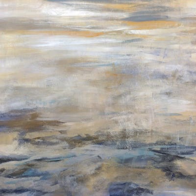 Calming Storm by Jodi Maas framed canvas print