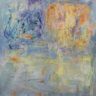 Goldfish Pond by Jodi Maas multi panel art