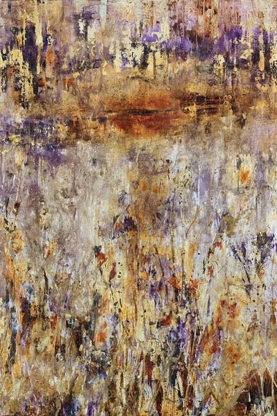 Summer thistle by Jodi Maas multi panel art