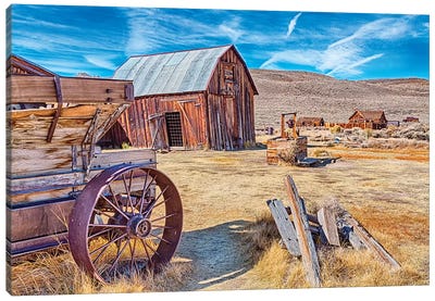 USA, Bodie, California. Mining town, Bodie California State Park II Canvas Art Print