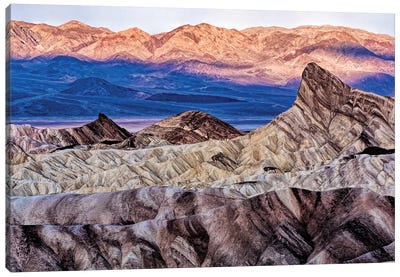 USA, California. Death Valley National Park, Zabriskie Point Canvas Art Print