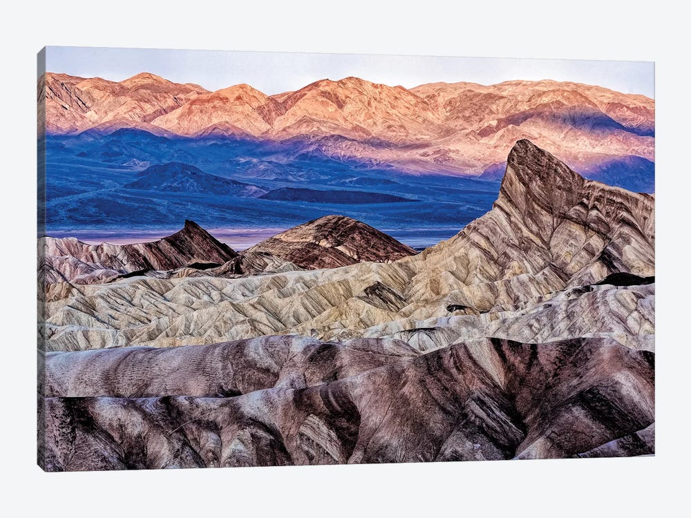 USA, California. Death Valley National Park, Zabriskie Point by Joe Restuccia III 1-piece Canvas Wall Art