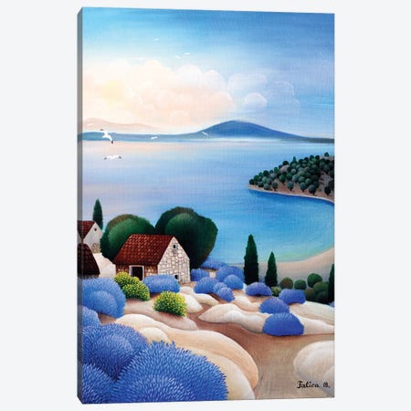 Houses Over The Sea Canvas Print #JOF4} by Josip Falica Canvas Art Print
