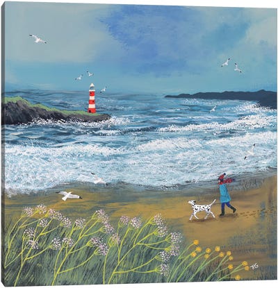 Windswept Canvas Art Print - Lighthouse Art