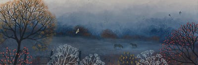 Morning Fog by Jo Grundy framed canvas print