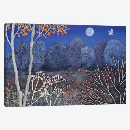 Autumn Moon Canvas Print #JOG120} by Jo Grundy Canvas Artwork
