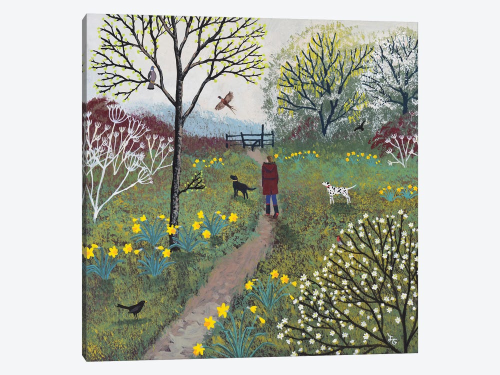 The Path To The Stile by Jo Grundy 1-piece Art Print
