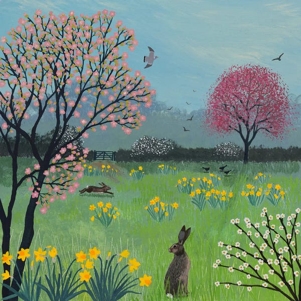 Jo Grundy: March Hares by Jo Grundy