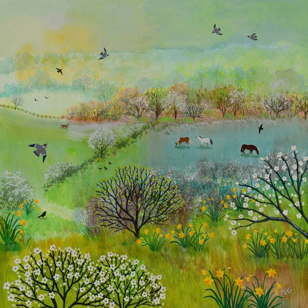 Jo Grundy: Spring Grazing by Jo Grundy
