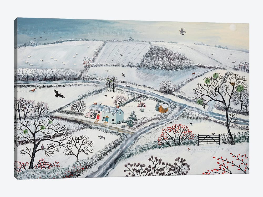 Winter Hills by Jo Grundy 1-piece Canvas Art Print