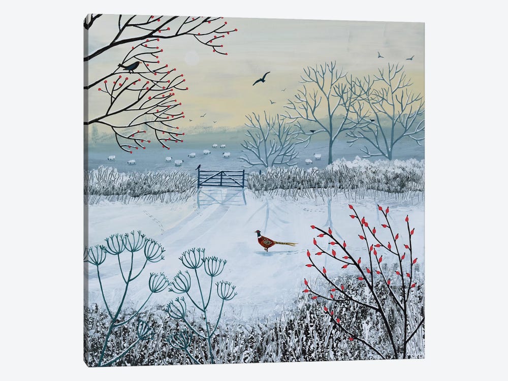 Snowy Morning by Jo Grundy 1-piece Canvas Art Print