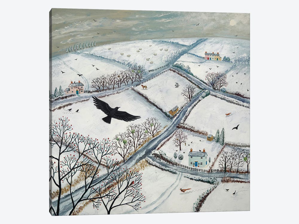 As The Crow Flies by Jo Grundy 1-piece Art Print