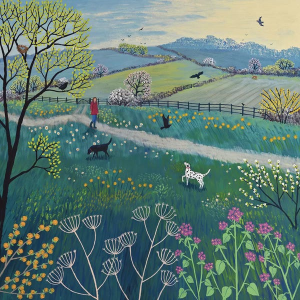 Jo Grundy: Spring Walk by Jo Grundy