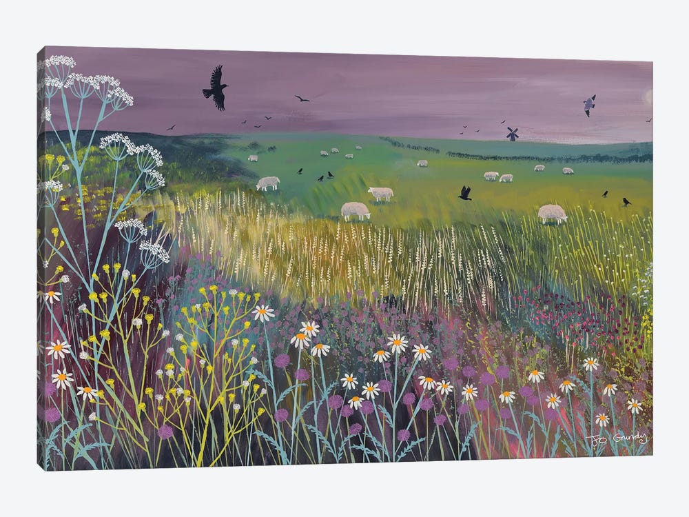 Meadow Breeze by Jo Grundy 1-piece Canvas Print