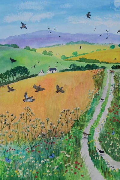 Jo Grundy: Down Harvest Lane by Jo Grundy