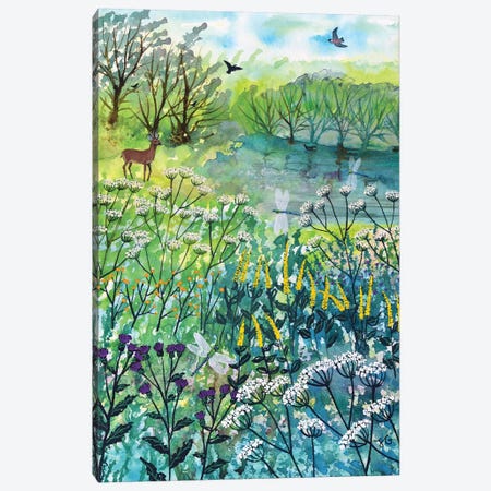 By Tranquil Pool Canvas Print #JOG46} by Jo Grundy Canvas Wall Art