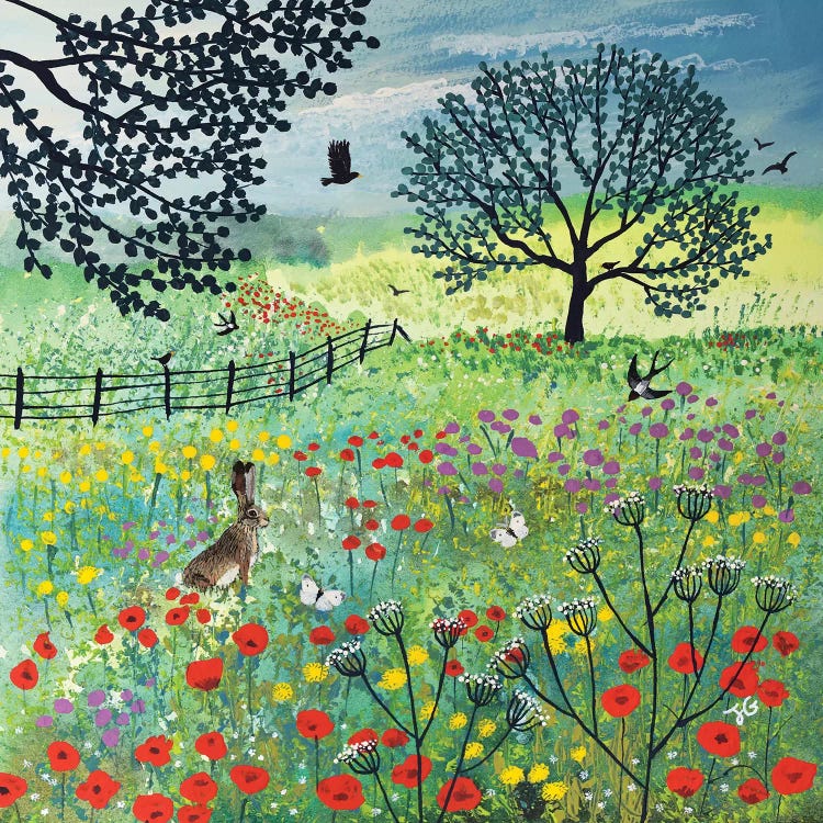 In Summer Meadow by Jo Grundy wall art
