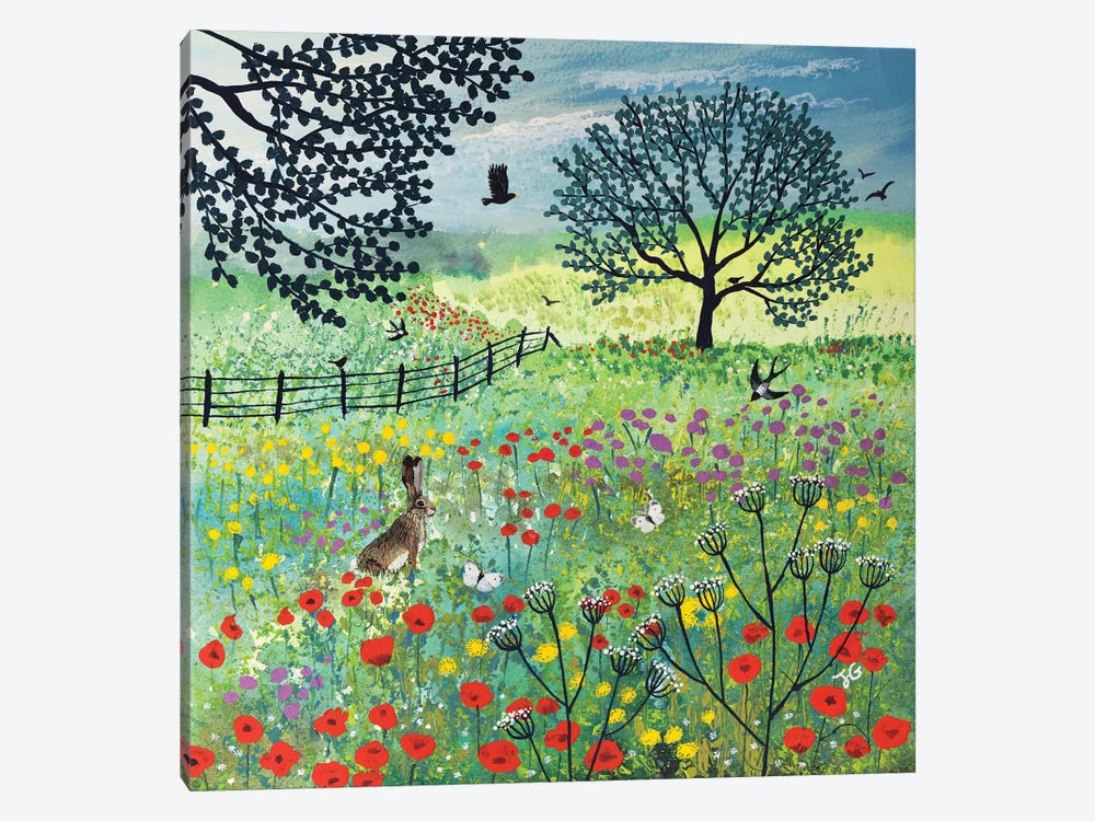 In Summer Meadow by Jo Grundy 1-piece Canvas Artwork