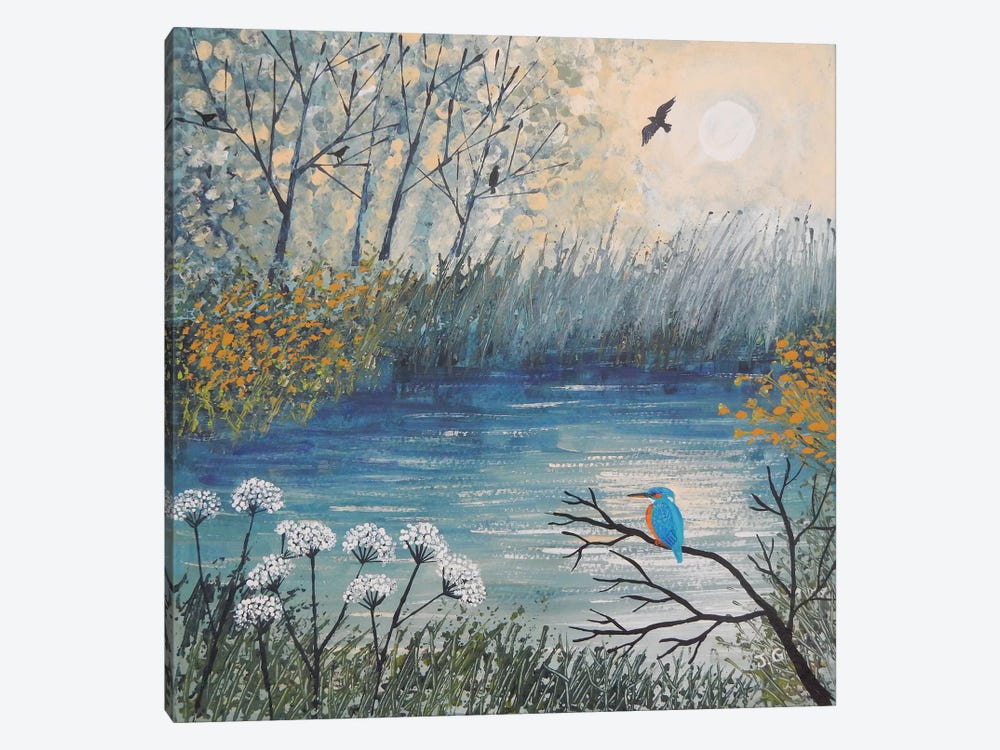 King Of The River by Jo Grundy 1-piece Canvas Print