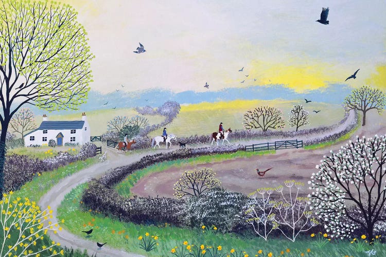 Early Morning Ride by Jo Grundy wall art