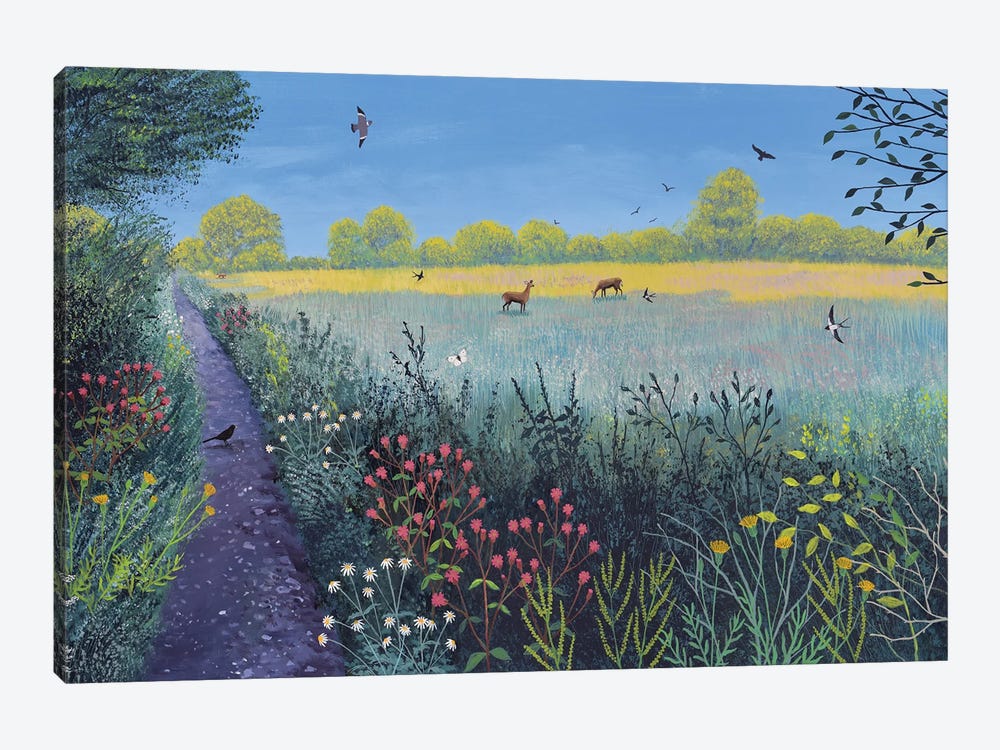 Down Summer Lane by Jo Grundy 1-piece Canvas Art Print