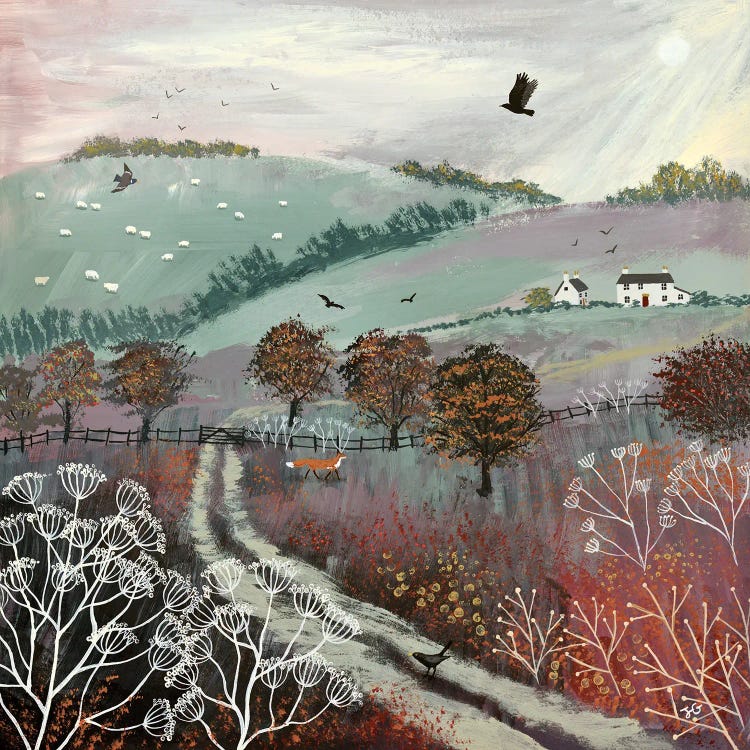 Autumn Dusk by Jo Grundy wall art