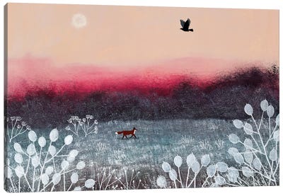 Dawn Frost Canvas Art Print - Jo Grundy