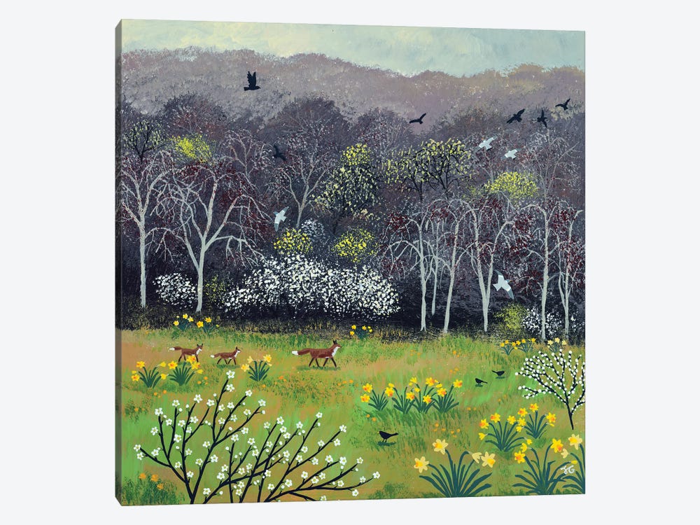 Blossoming Forth by Jo Grundy 1-piece Canvas Art