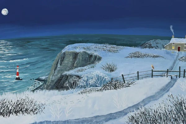 Jo Grundy: A Winter's Night At The Lighthouse by Jo Grundy