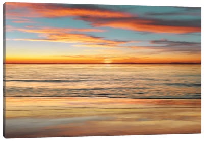Surf And Sand Canvas Art Print - Beach Sunrise & Sunset Art