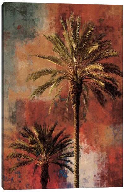 Mustique II Canvas Art Print - Palm Tree Art