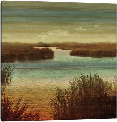 On The Water I Canvas Art Print - Marsh & Swamp Art