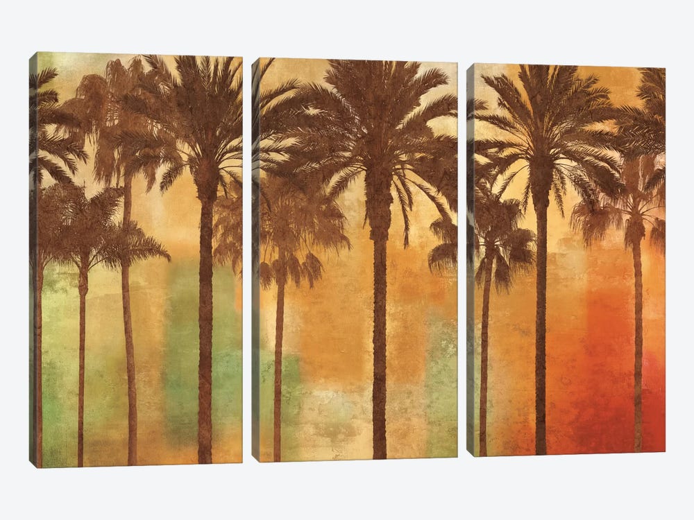 Palm Paradise by John Seba 3-piece Art Print