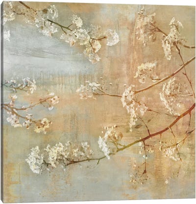 Blossoms On The Pond II Canvas Art Print - John Seba