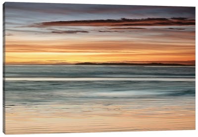 Sea And Sky Canvas Art Print - Lake & Ocean Sunrise & Sunset Art