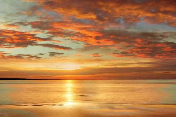 Large Coastal Art - Canvas Prints: Sunlit by John Seba