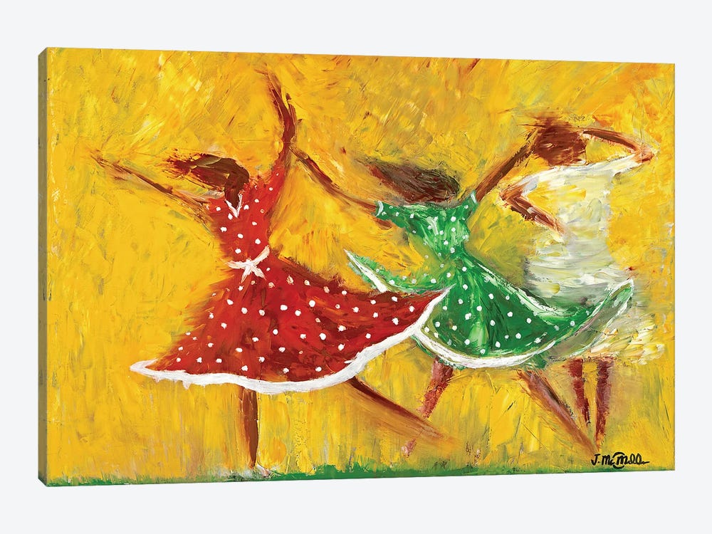 Dancing Women by Joachim Mcmillan 1-piece Canvas Wall Art