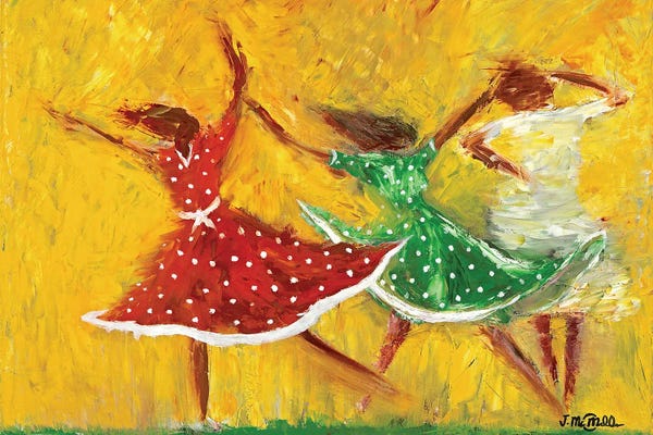The Joy Of Life: Dancing Women by Joachim Mcmillan