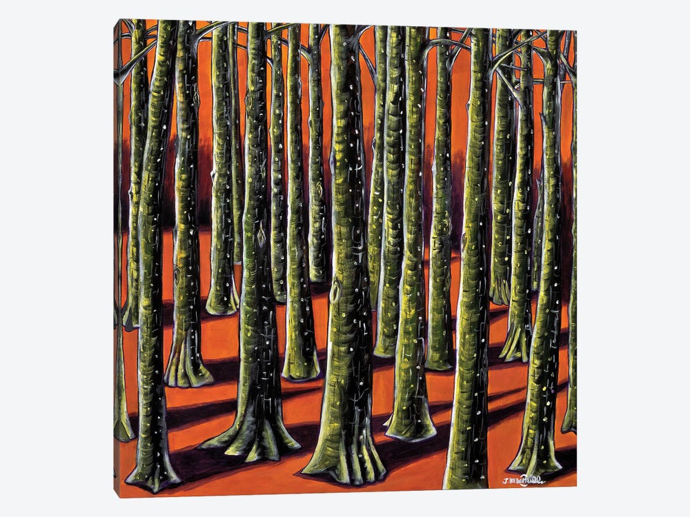 Orange Forest by Joachim Mcmillan 1-piece Canvas Art Print