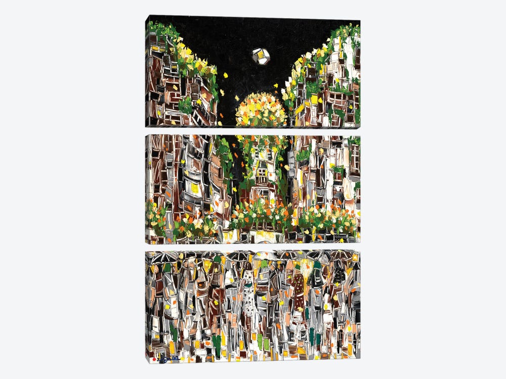 Mosaic City by Joachim Mcmillan 3-piece Canvas Print