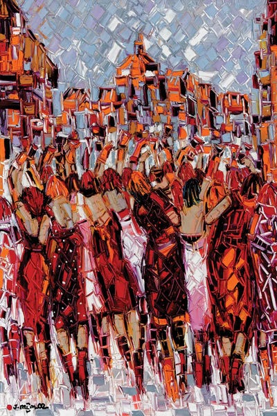 Wine Toast by Joachim Mcmillan multi panel art